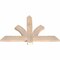 Ekena Millwork Redmond Smooth Timber Gable Bracket, Douglas Fir, 36"W x 23"H x 1 1/2"D x 3 1/2"F, 15/12 Pitch GBW036X23X0204RED00SDF - alternate 4